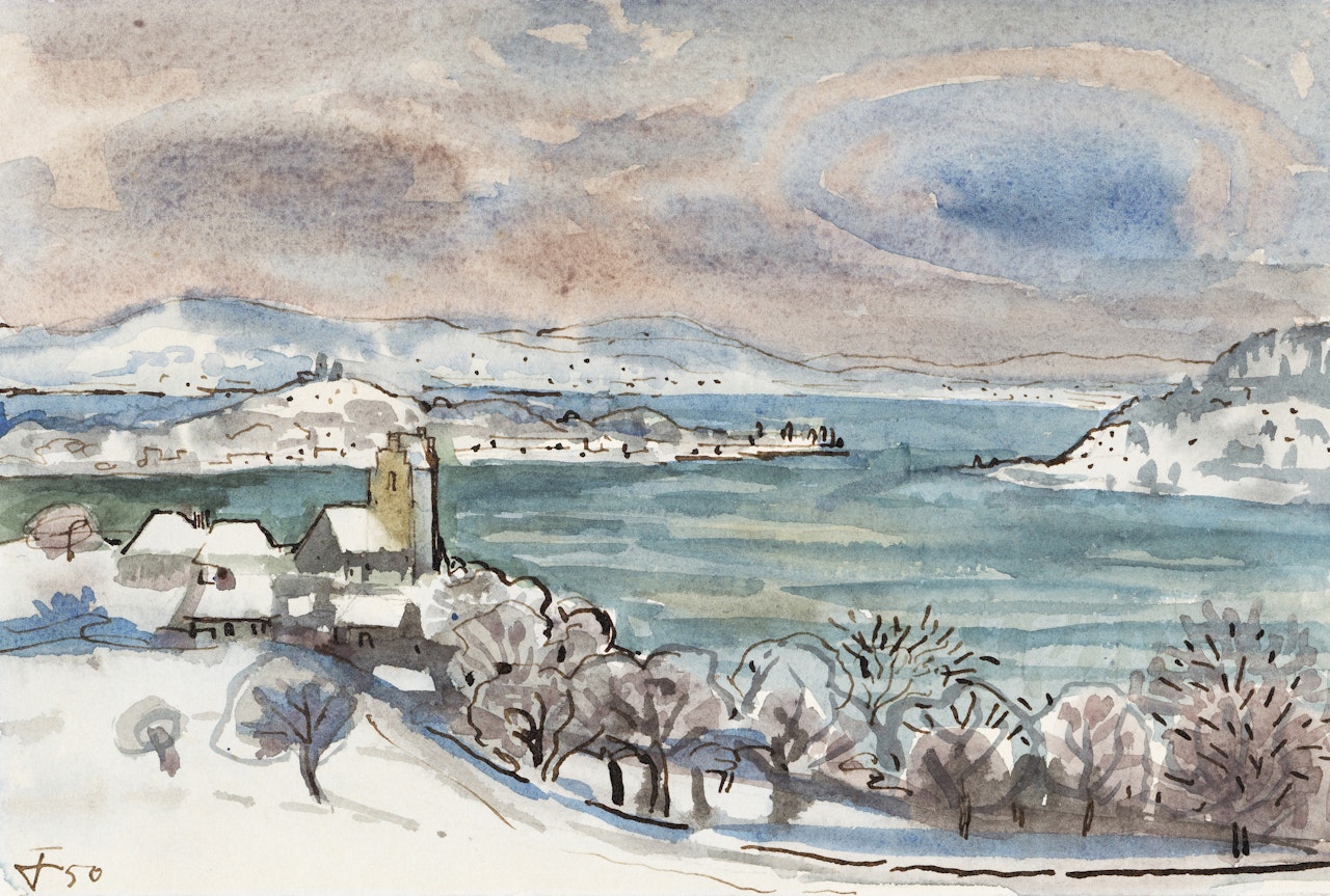 Winter am Bodensee by Otto Dix