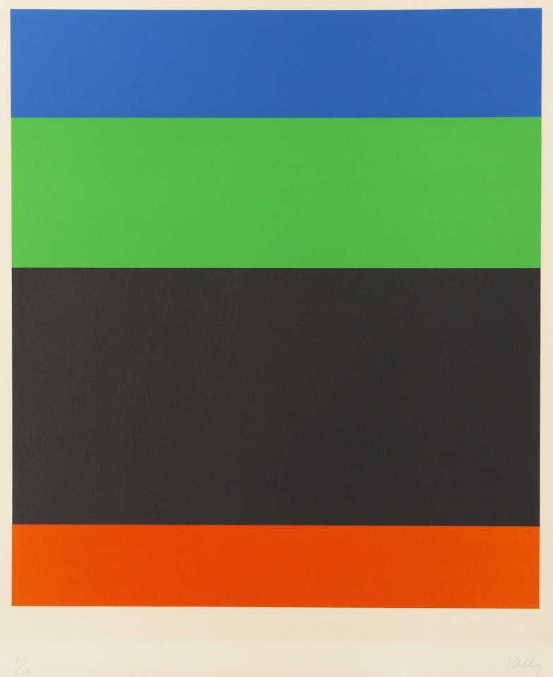 Blue Green Black Red by Ellsworth Kelly
