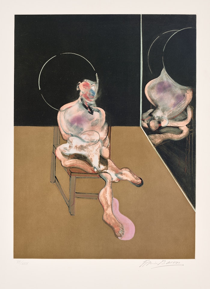 Seated Figure (after, Study for a Portrait 1981) (S. 5, T. 15) by Francis Bacon