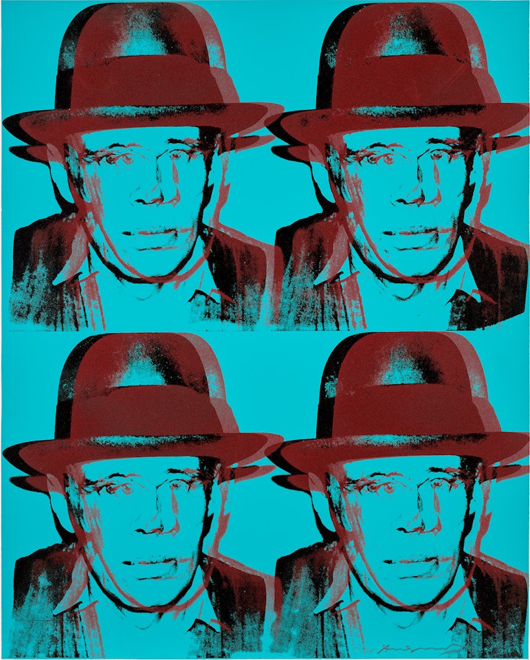 Joseph Beuys (see F. & S. 242-244) by Andy Warhol