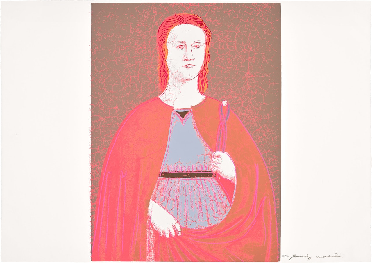 Saint Apollonia (see F. & S. 330-333) by Andy Warhol