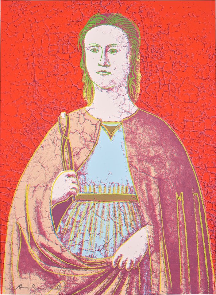 Saint Apollonia (F. & S. 330) by Andy Warhol