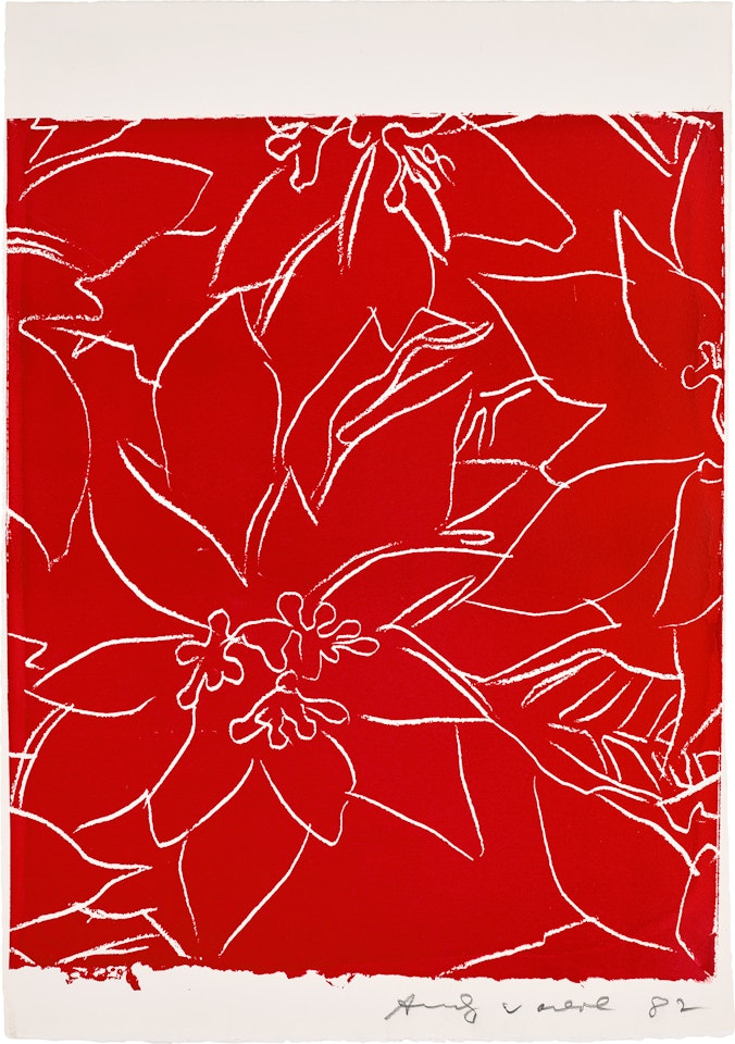 Poinsettias (F. & S. IIIA.50) by Andy Warhol