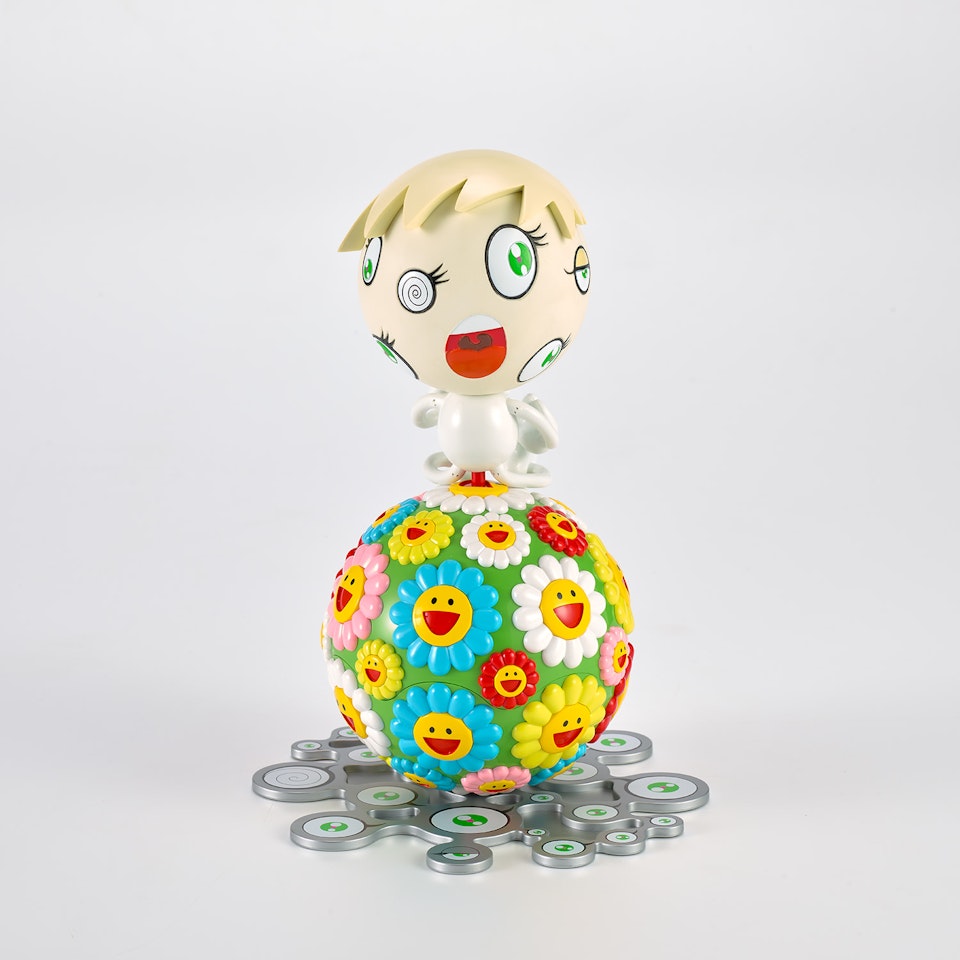 Oval Atop a Cosmos Ball by Takashi Murakami
