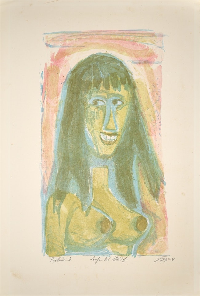 ”Lachendes Mädchen” by Otto Dix