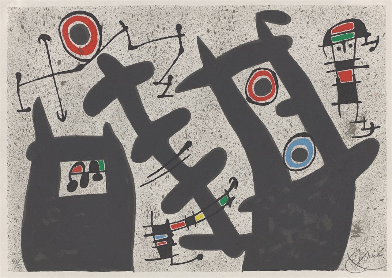 From: ”Le Lézard Aux Plumes d'Or” by Joan Miró