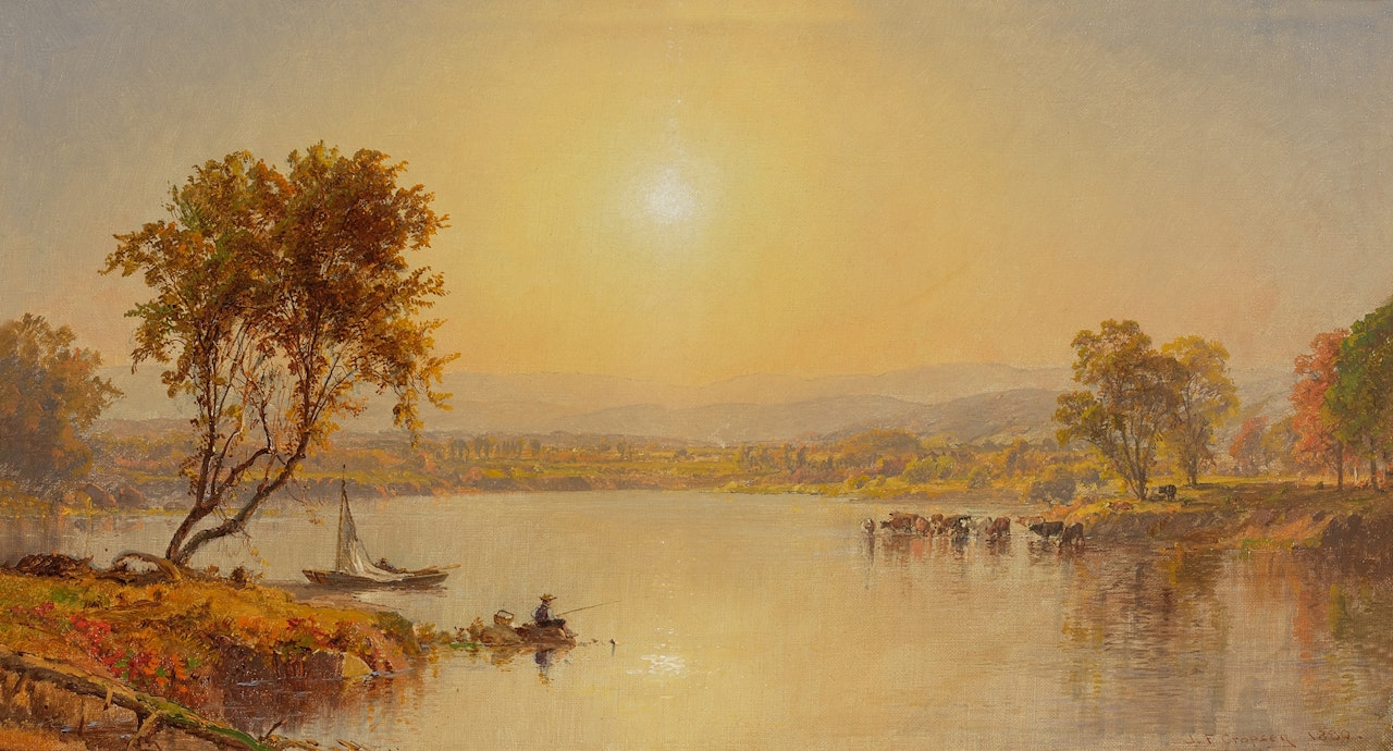 On the Susquehanna River by Jasper Francis Cropsey