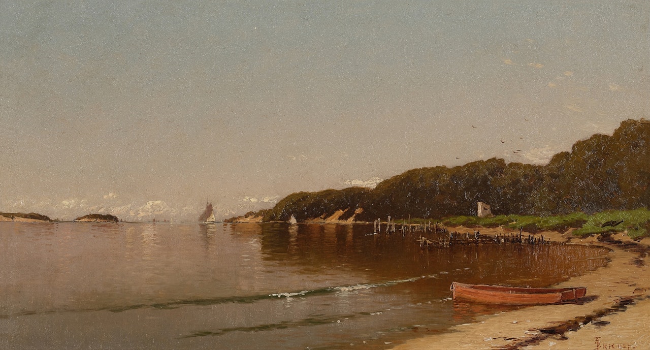 Sailing Off the New England Coast by Alfred Thompson Bricher