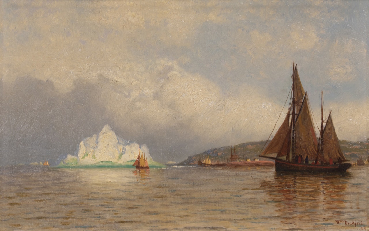 Labrador Fishing Settlement by William Bradford