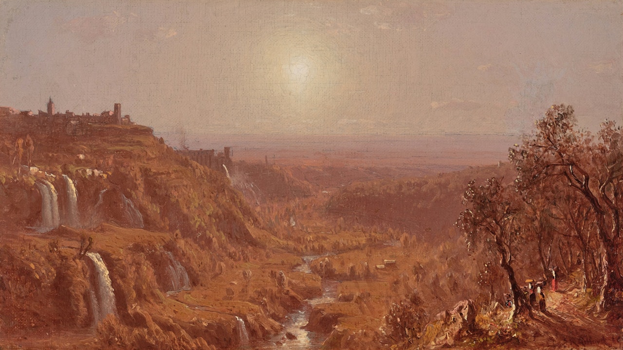 The Falls of Tivoli by Sanford Robinson Gifford