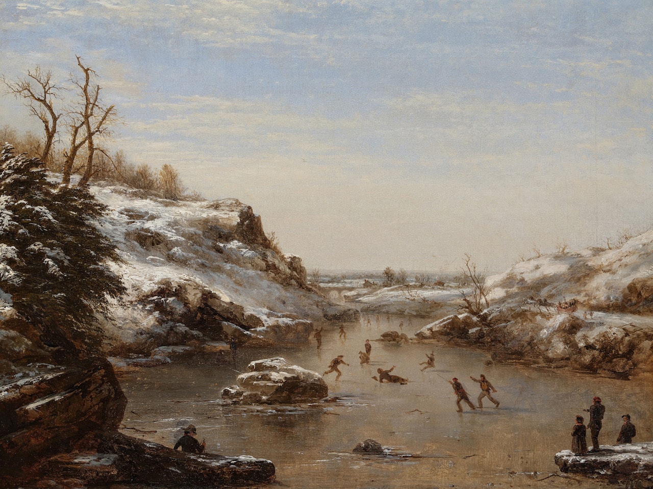 Winter Sports by John Frederick Kensett