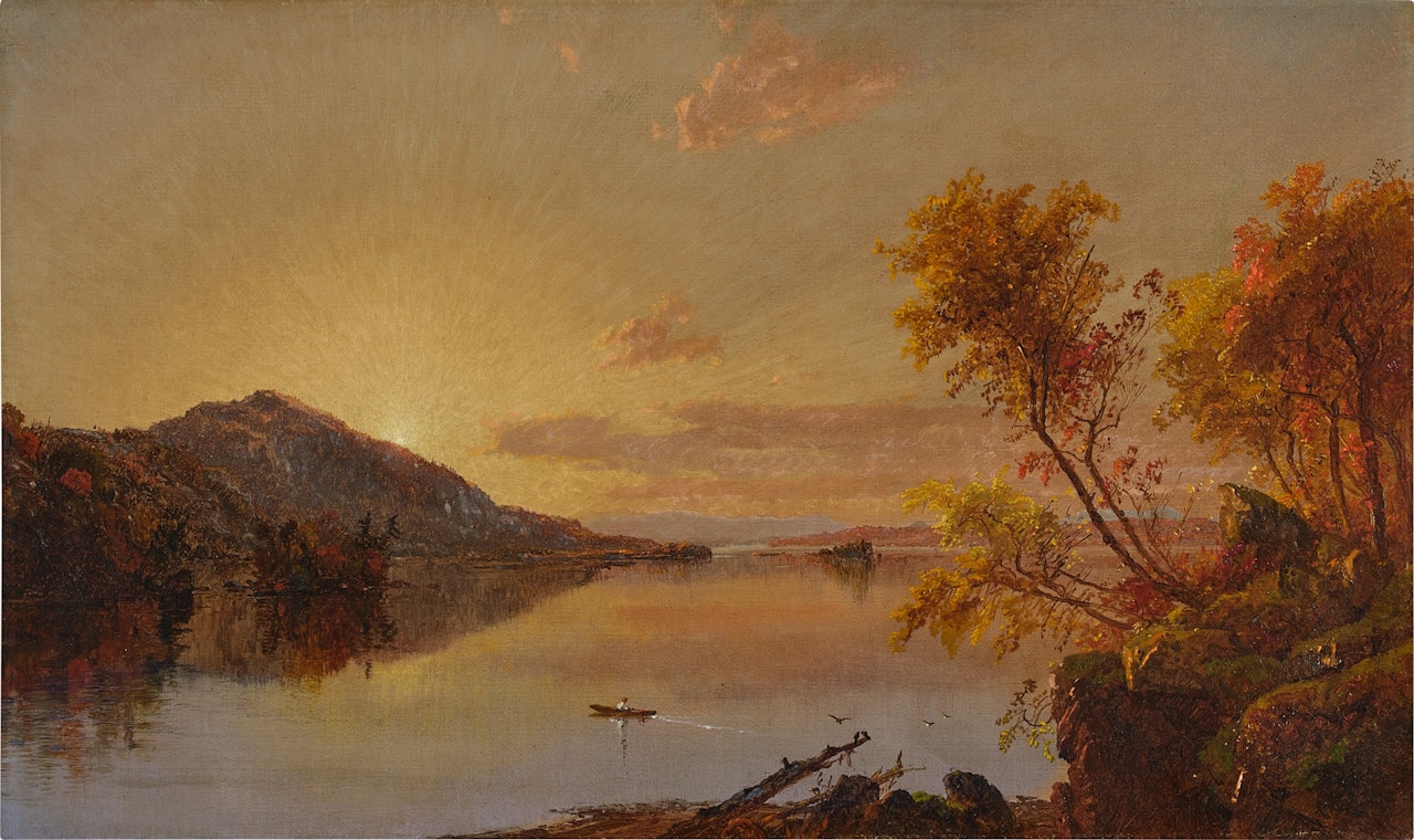 Autumn Landscape by Jasper Francis Cropsey