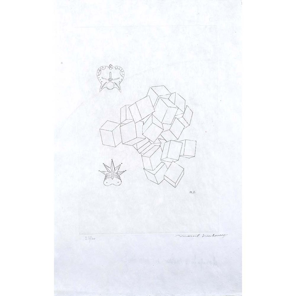 King and Queen; from "The large Glass and related works" by Marcel Duchamp