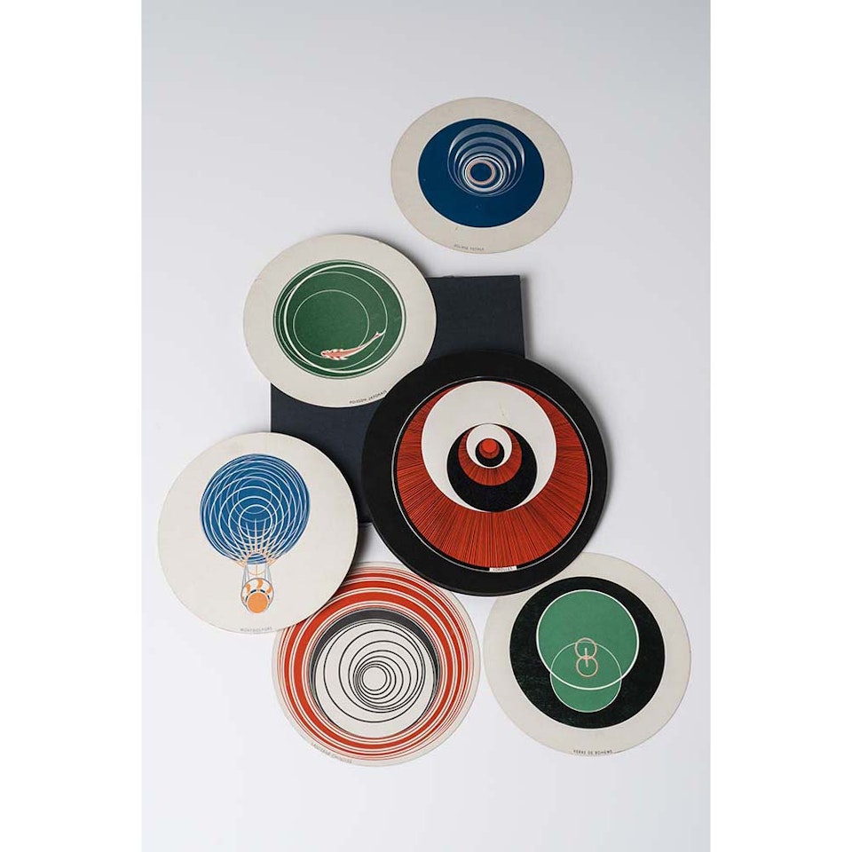 Rotoreliefs by Marcel Duchamp
