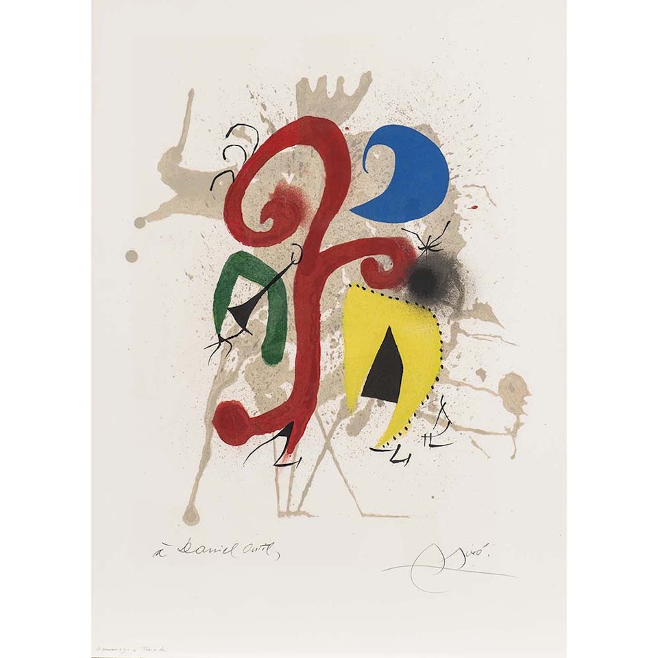Moonlight Garden - Homage to Tériade by Joan Miró
