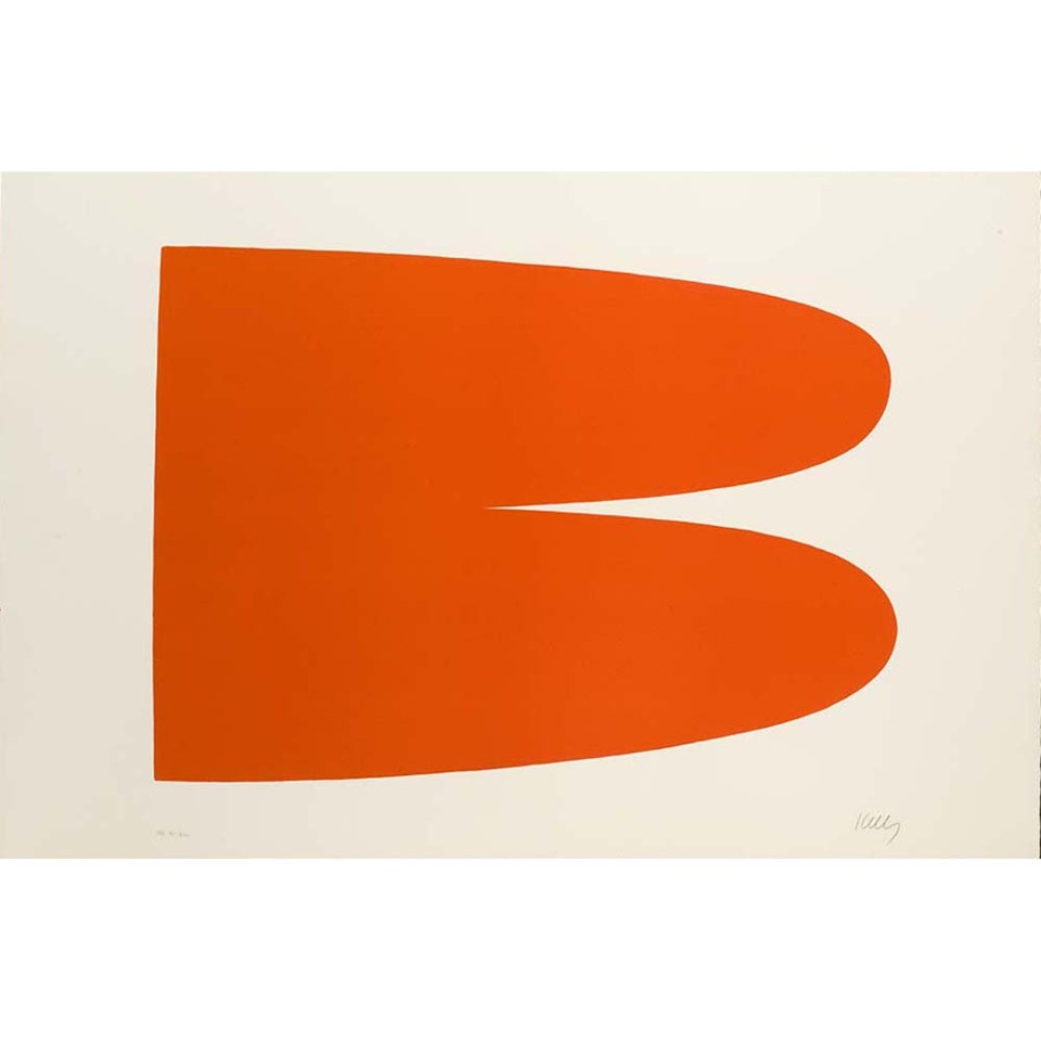 Red-orange by Ellsworth Kelly