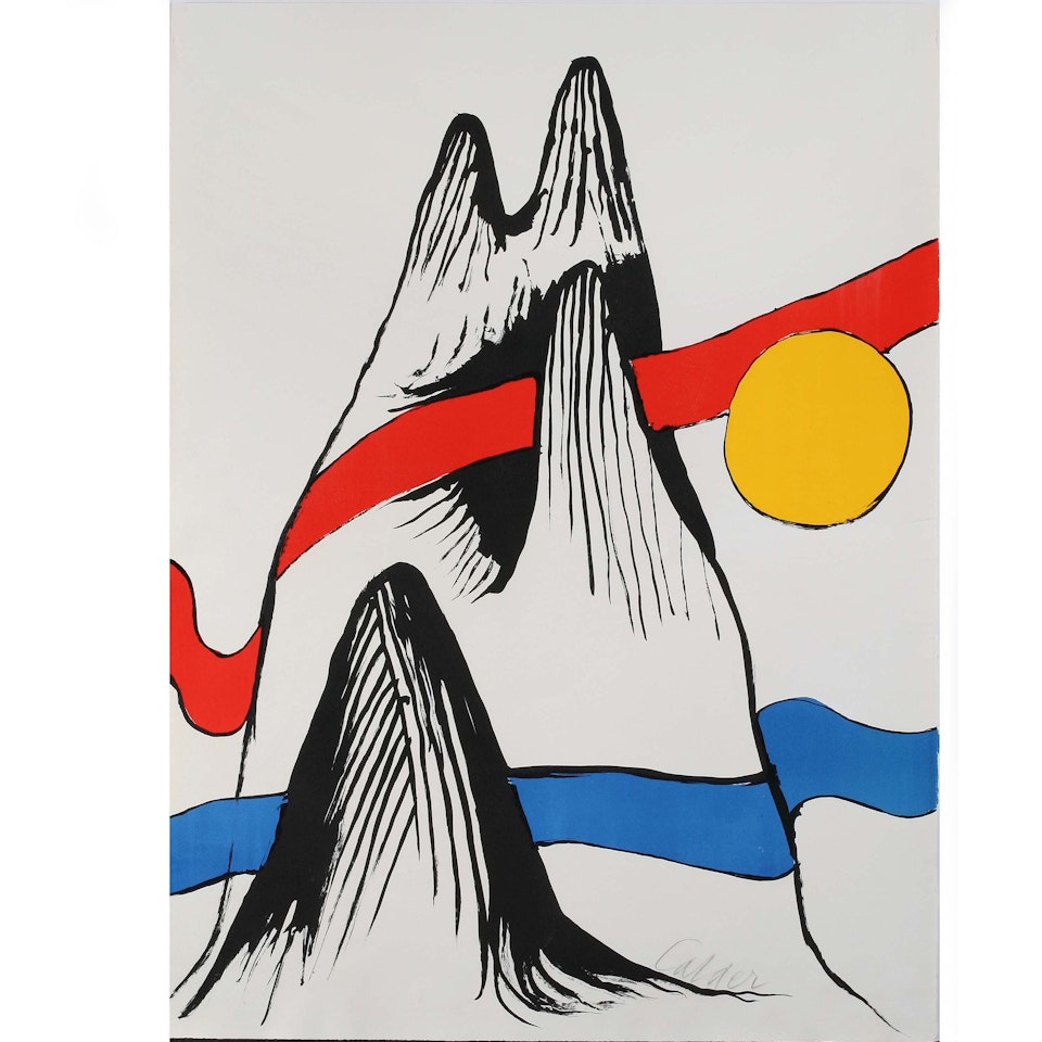 Mountain and sun by Alexander Calder