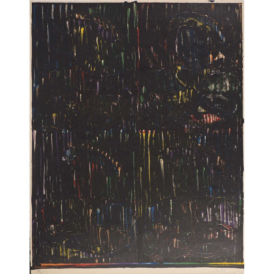 After Holbein by Jasper Johns