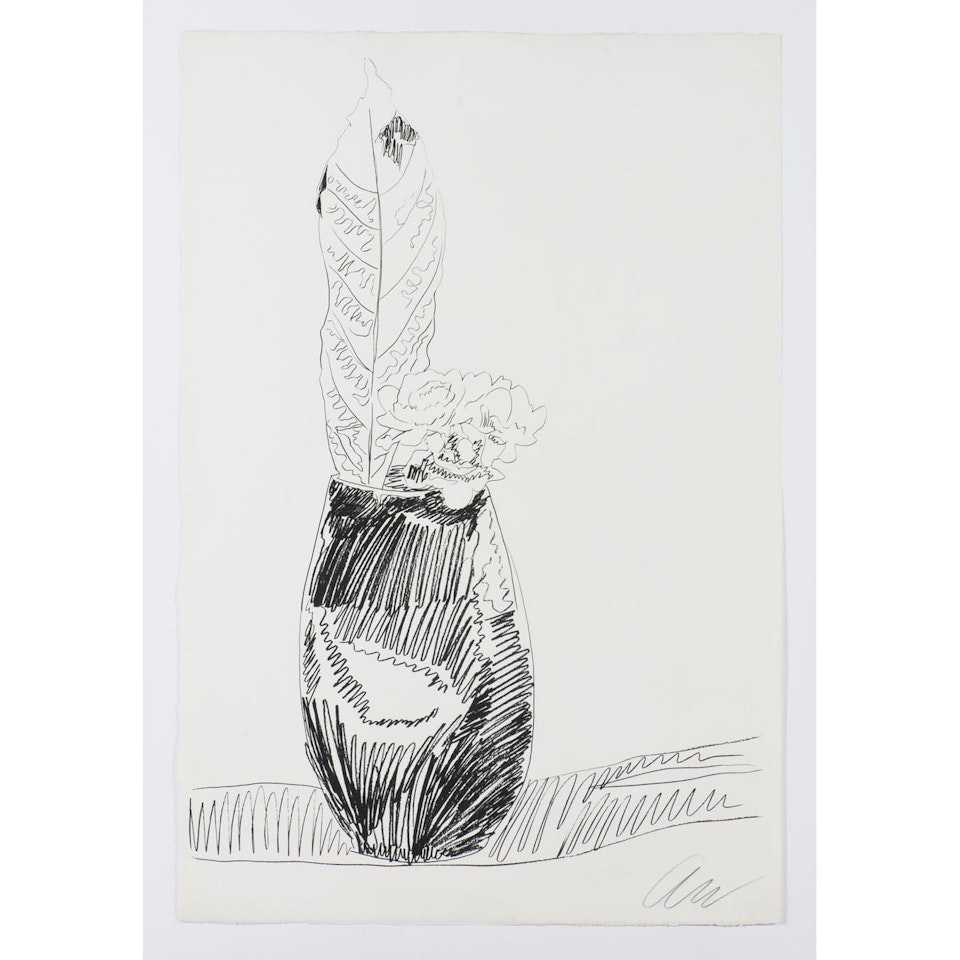 Flowers (Black and White) by Andy Warhol