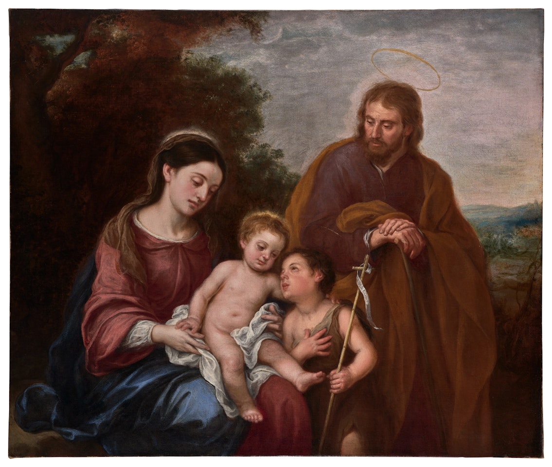 Holy Family with a Young Saint John the Baptist by Bartolomé Esteban Murillo