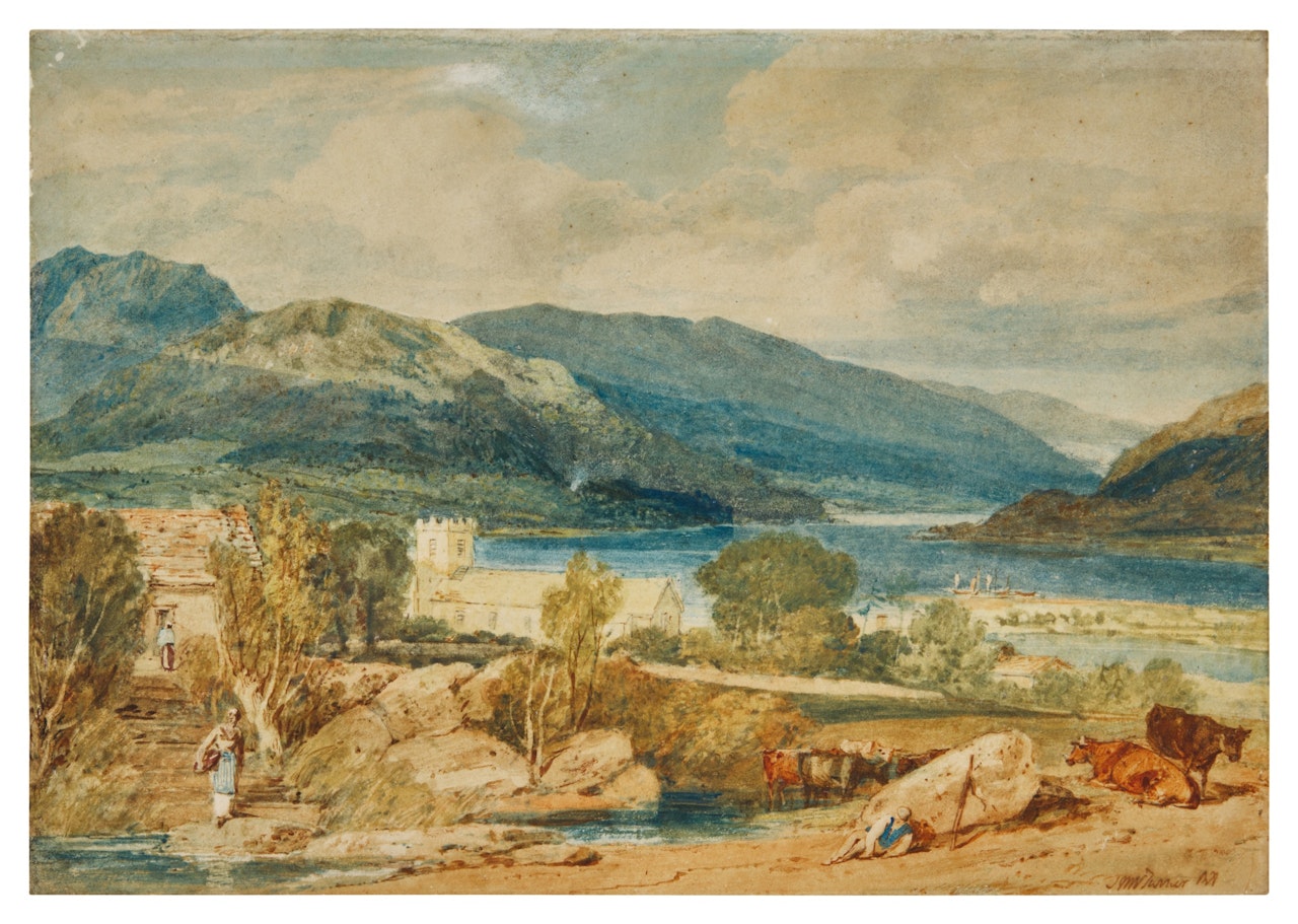 Patterdale, with Ullswater beyond by Joseph Mallord William Turner
