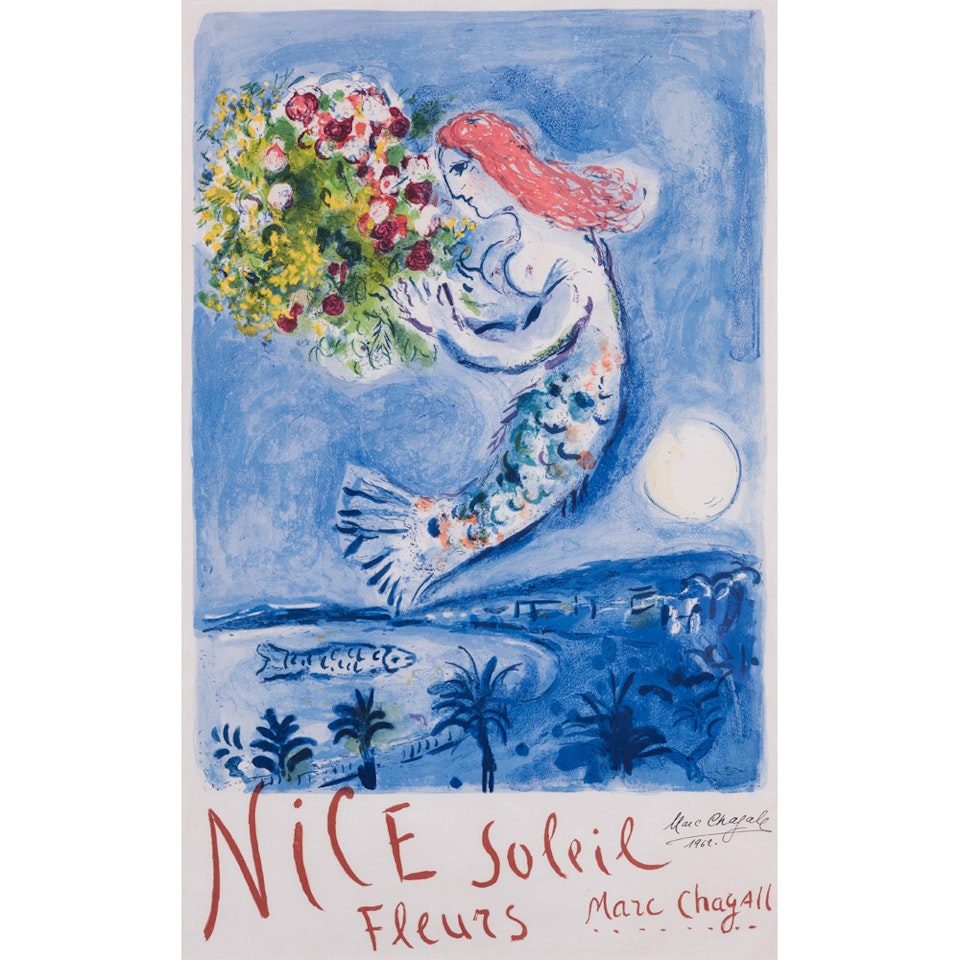 The Bay of Angels by Marc Chagall