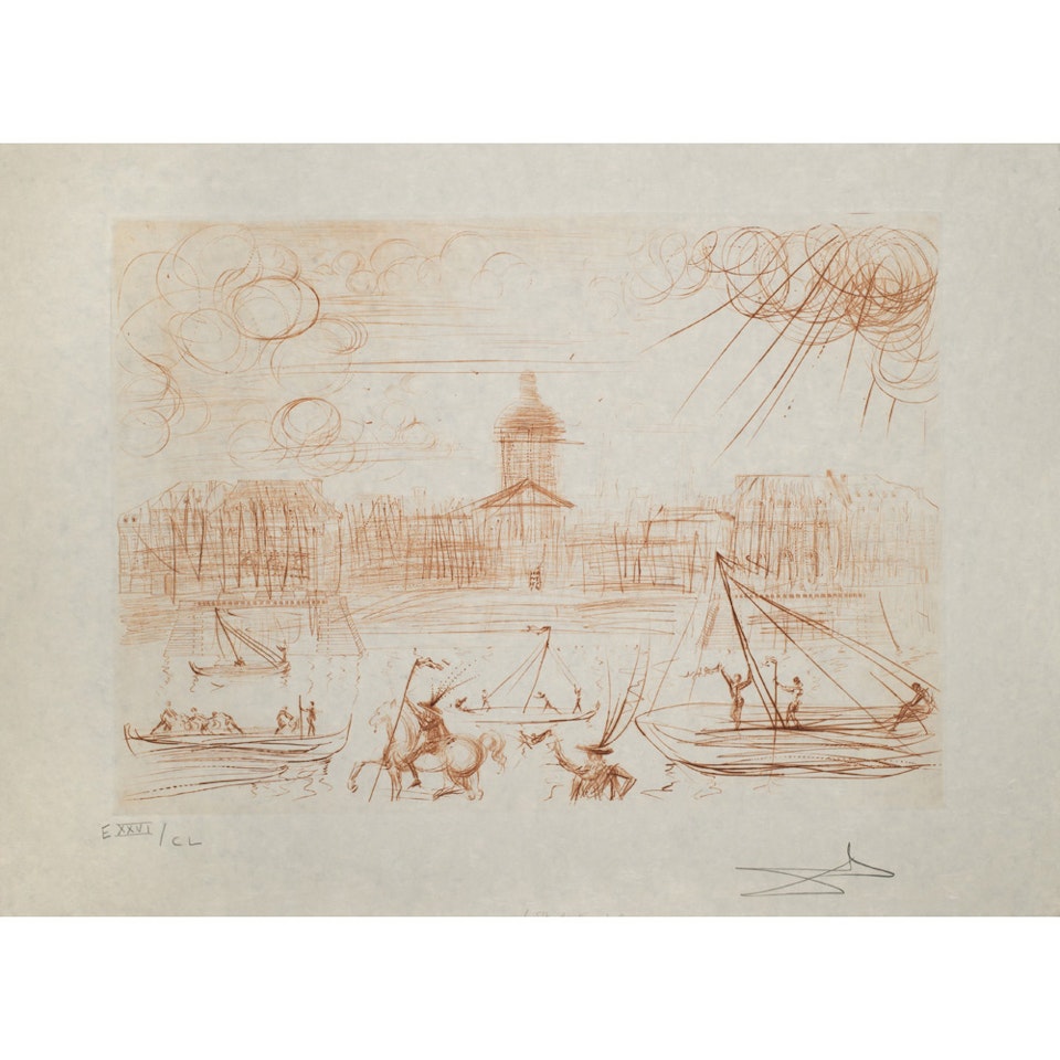 The Paris Academy by Salvador Dali