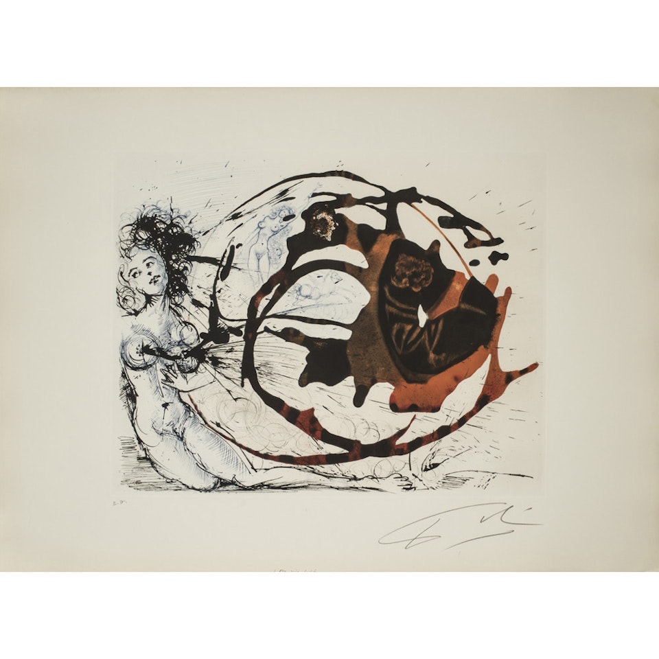 Milky Way; Plate 14 from the “Mythology” suite by Salvador Dali