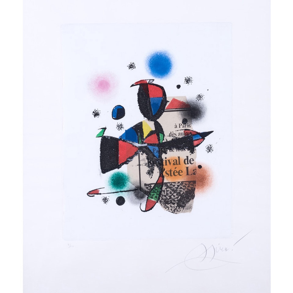 Gaudi XV; Gaudi XV by Joan Miró