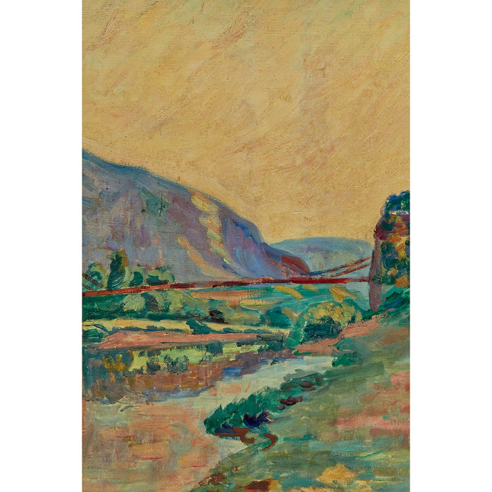 The banks of the Ain in Thouarette by Armand Guillaumin
