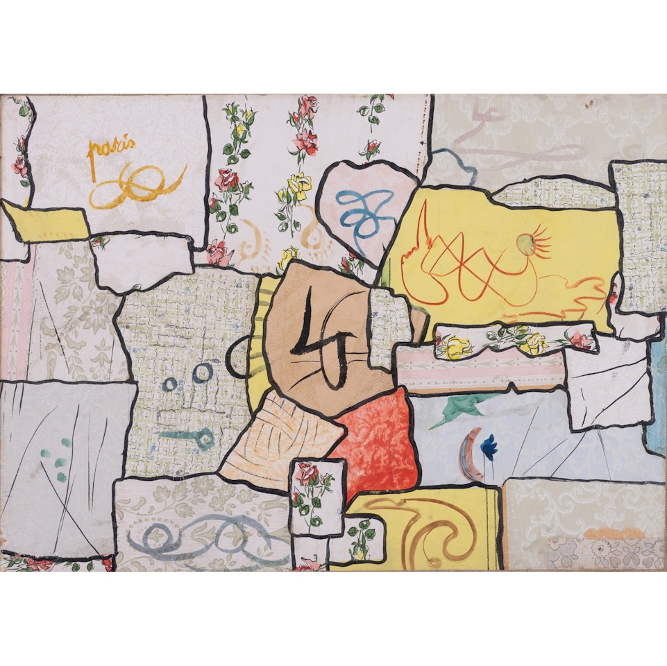 Abstract composition by Gaston Chaissac