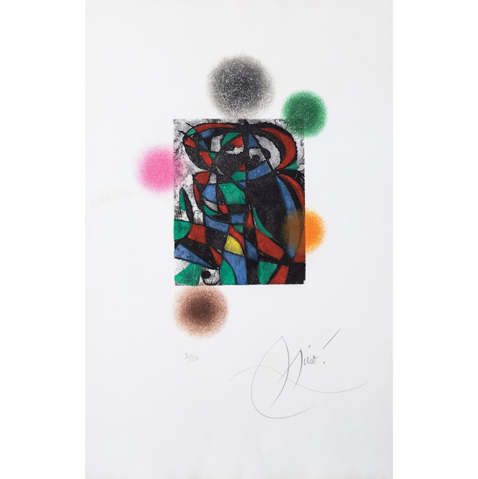 Twilight harlequin by Joan Miró