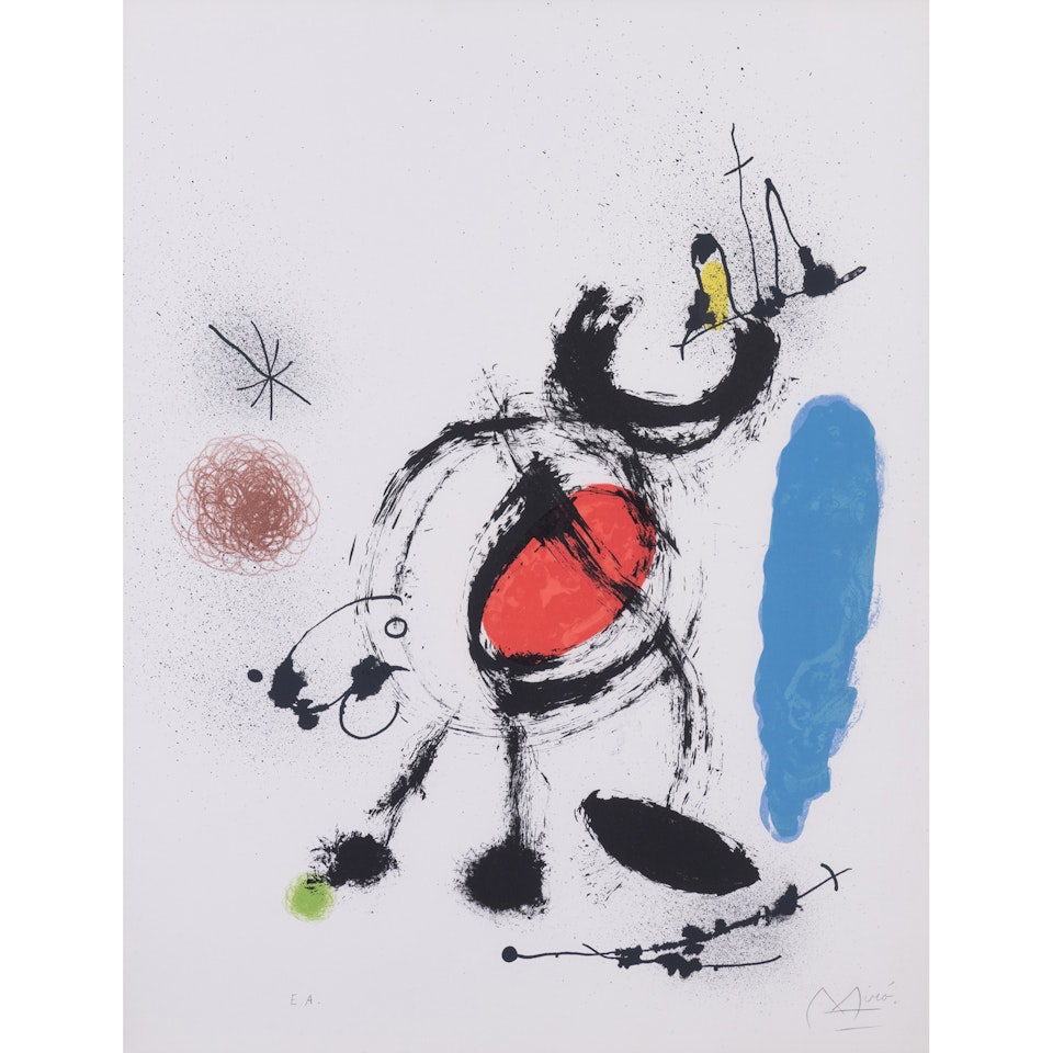 Migratory Bird, Plate VI by Joan Miró