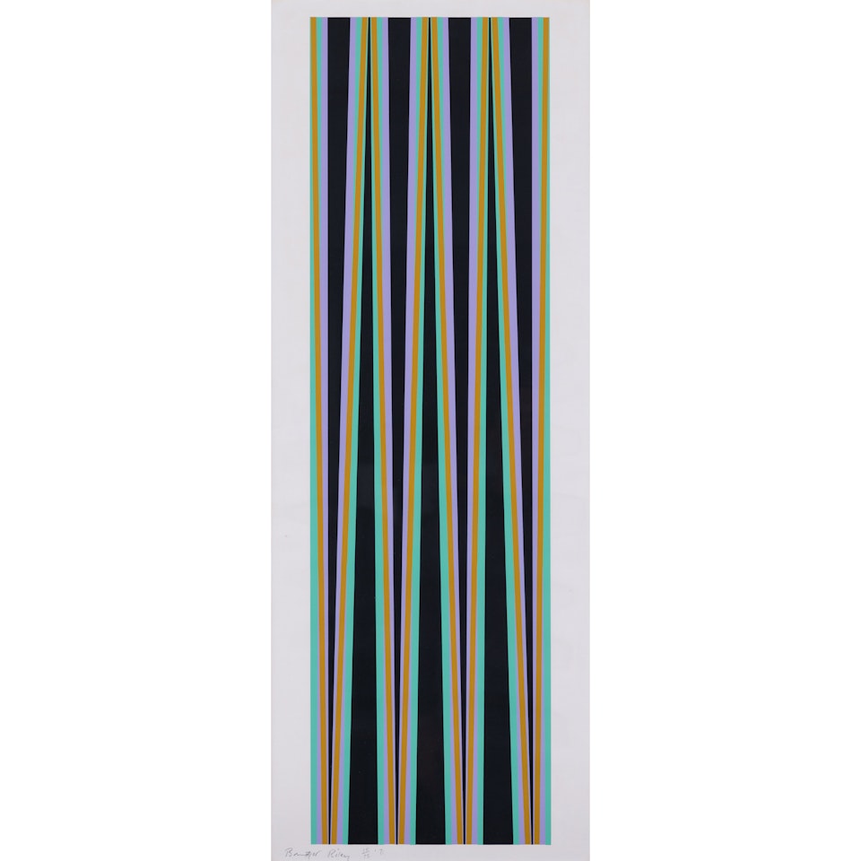 Elongated Triangle 6 by Bridget Riley