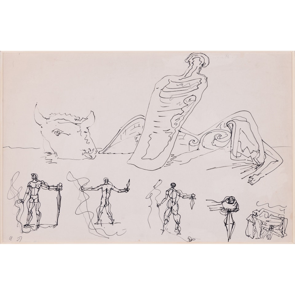 Album page by André Masson