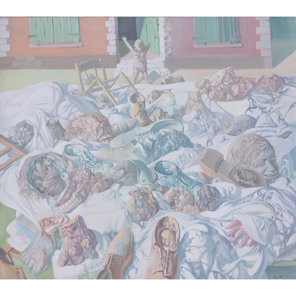 The expulsion in Montrouge by Dado