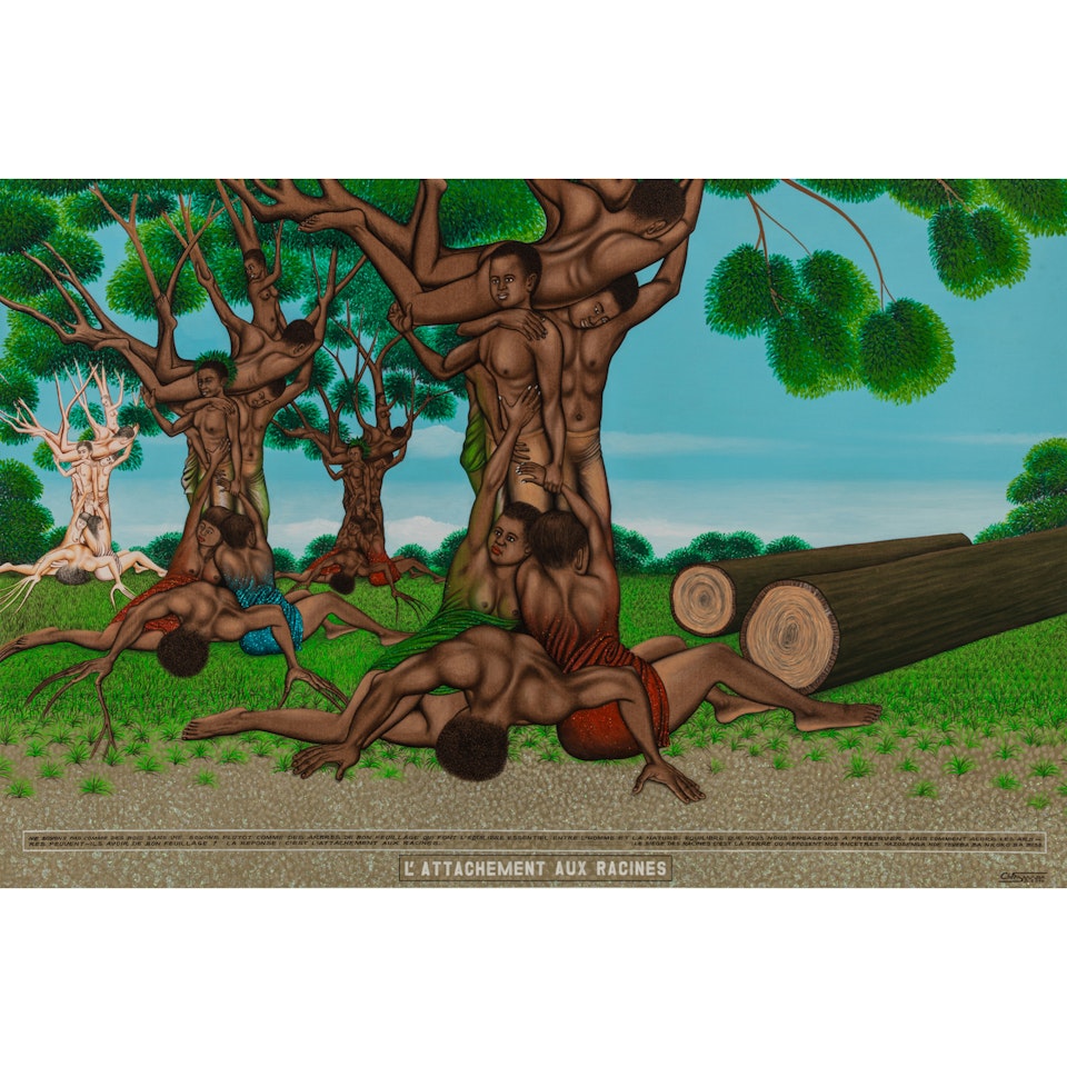 Attachment to the roots by Chéri Samba