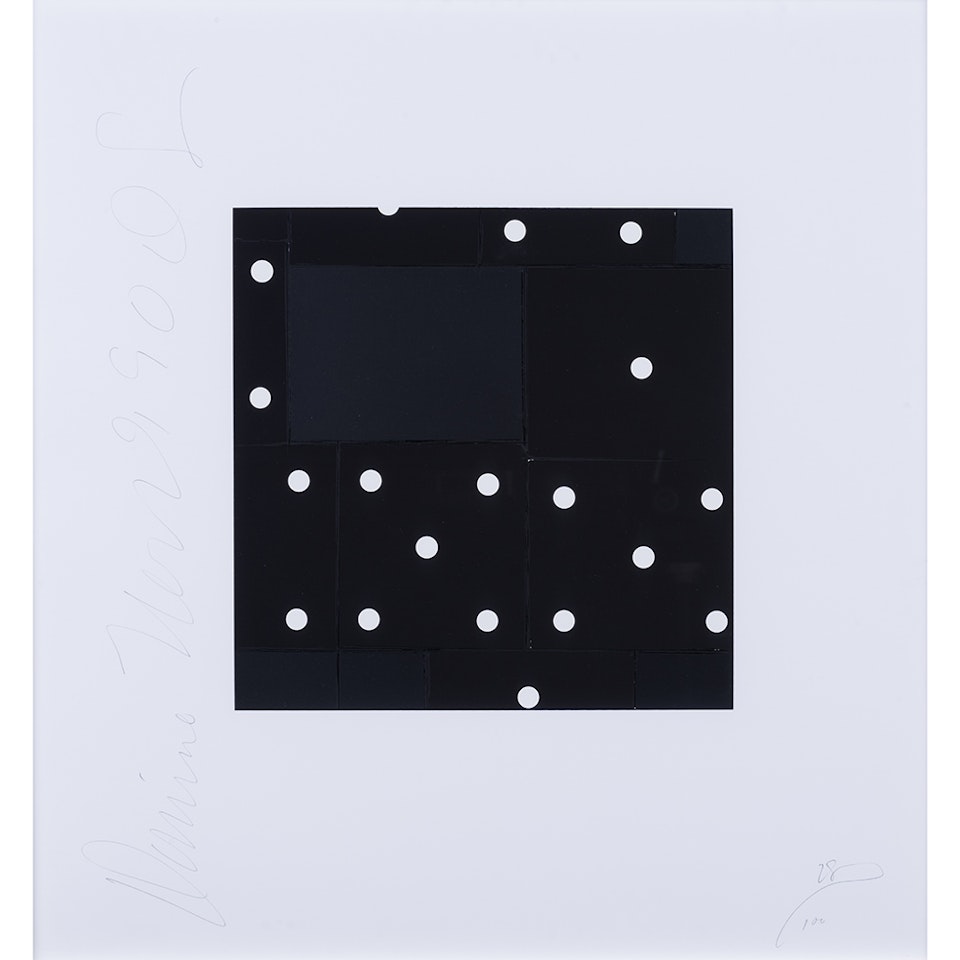 Dominoes by Donald Sultan