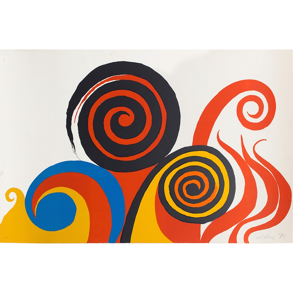 Volutes and spirals (for Berkeley) by Alexander Calder