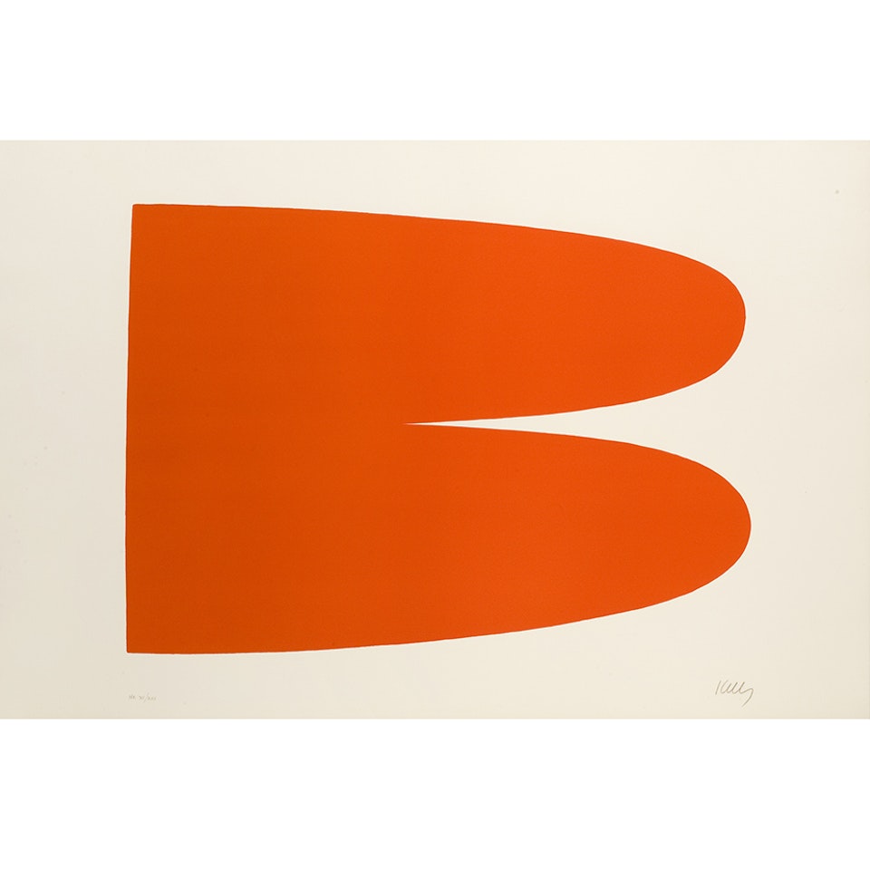 Red-orange by Ellsworth Kelly