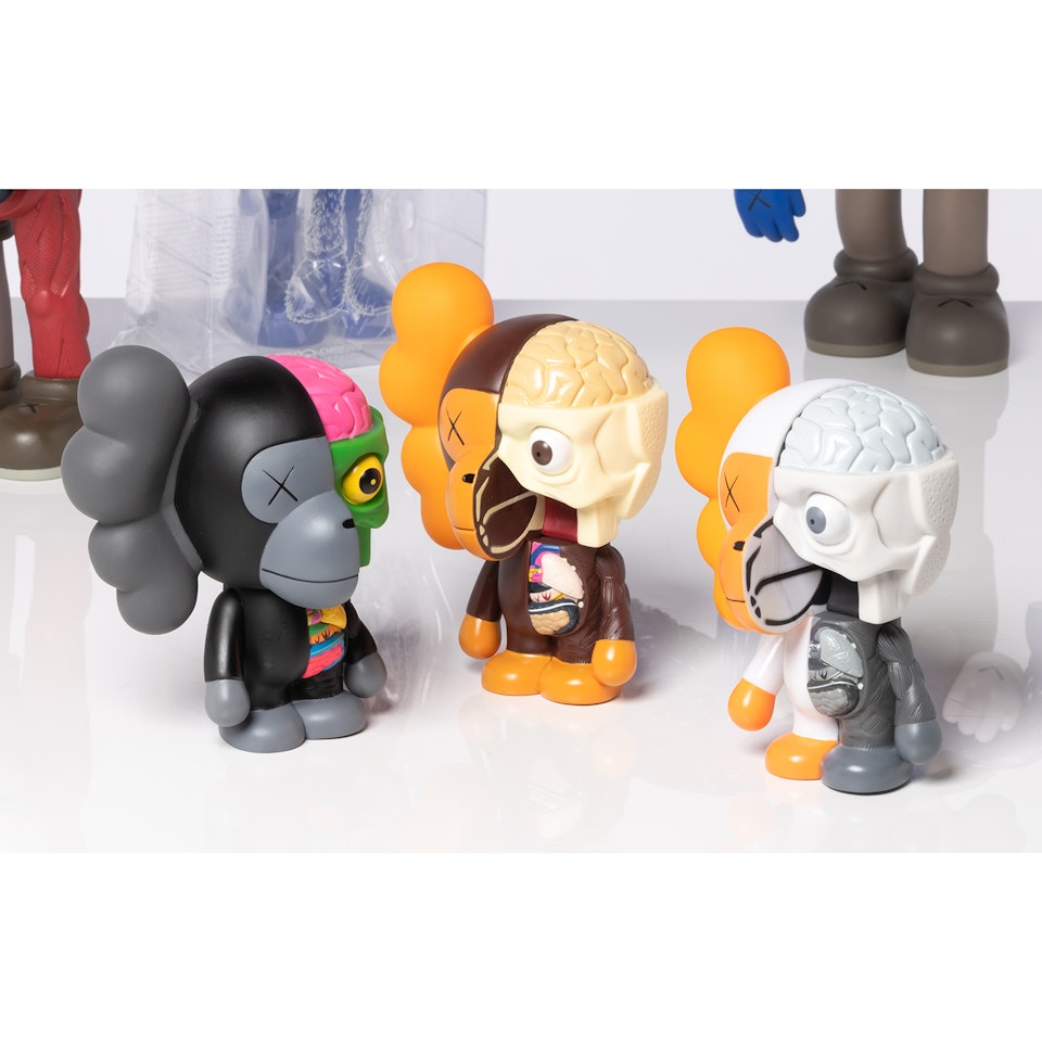 Dissected Milo (x3) by Kaws