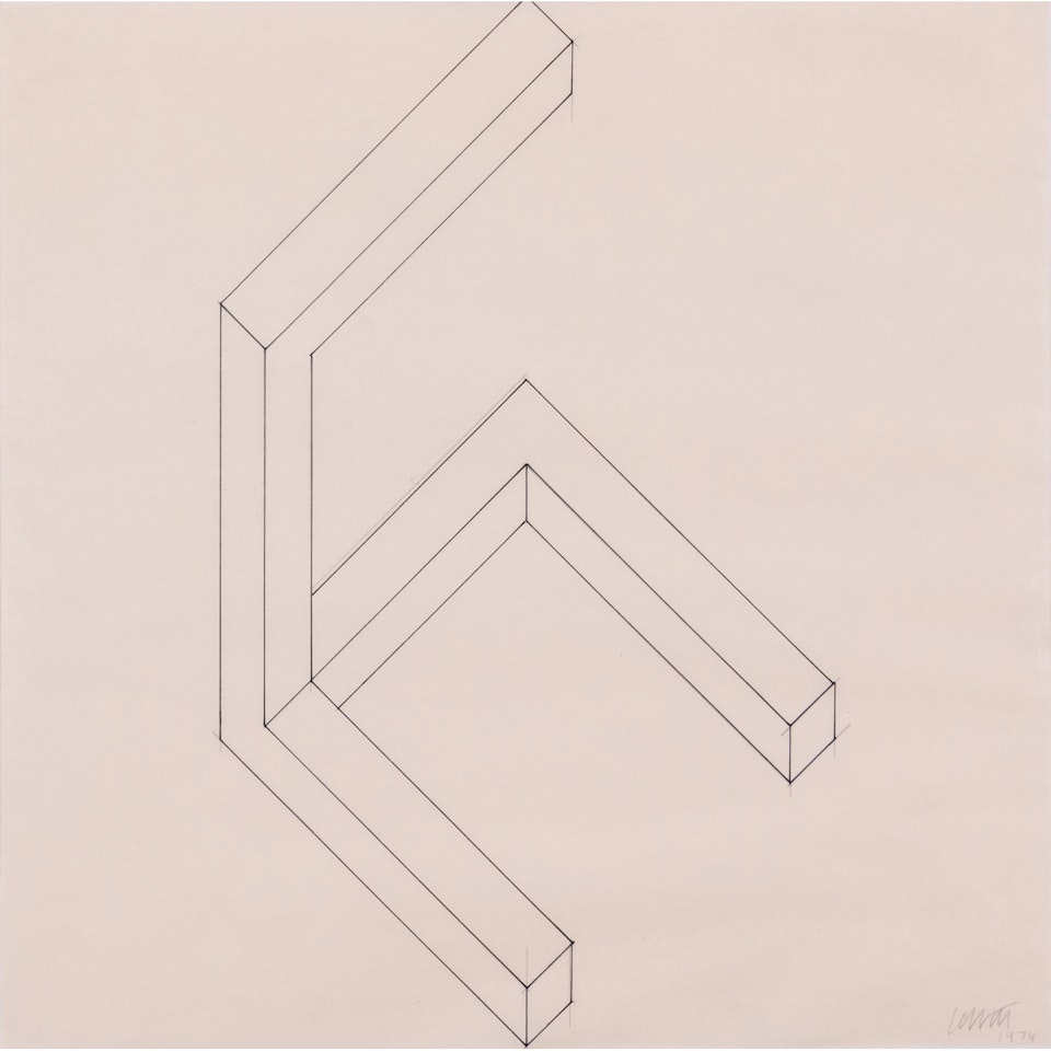 Semi Cube Series by Sol LeWitt