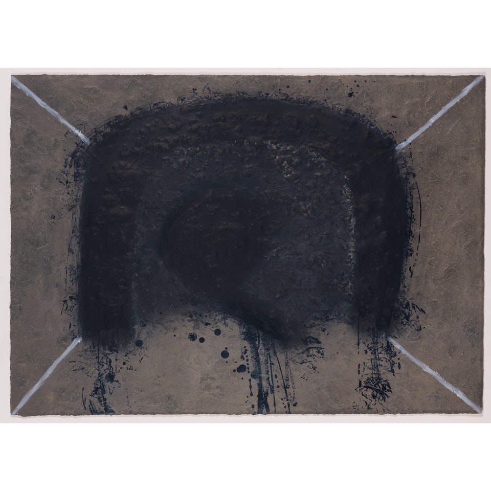 Model of rubble "The arc" by Antoni Tapies