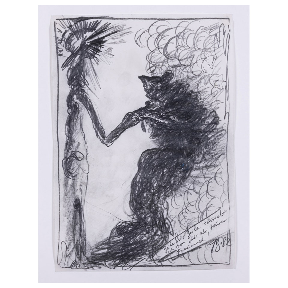Zeile fur Zeile schrieb ich von Dir ab, treuer Freund by Gunter Brus