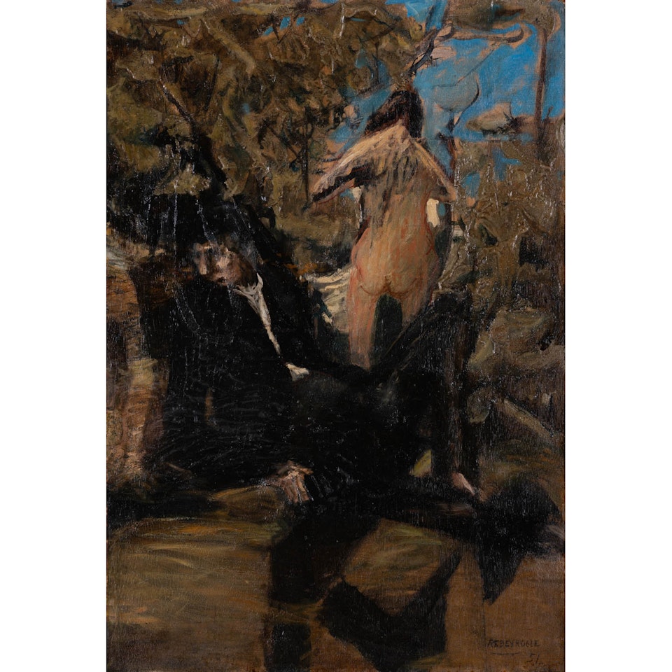 The painter of the couple by Paul Rebeyrolle