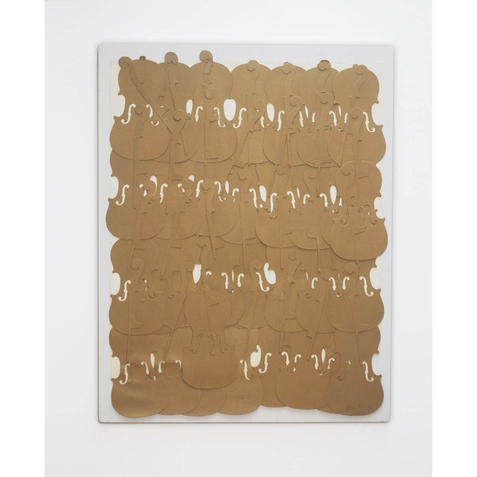 Untitled (Accumulation of violins) by Arman