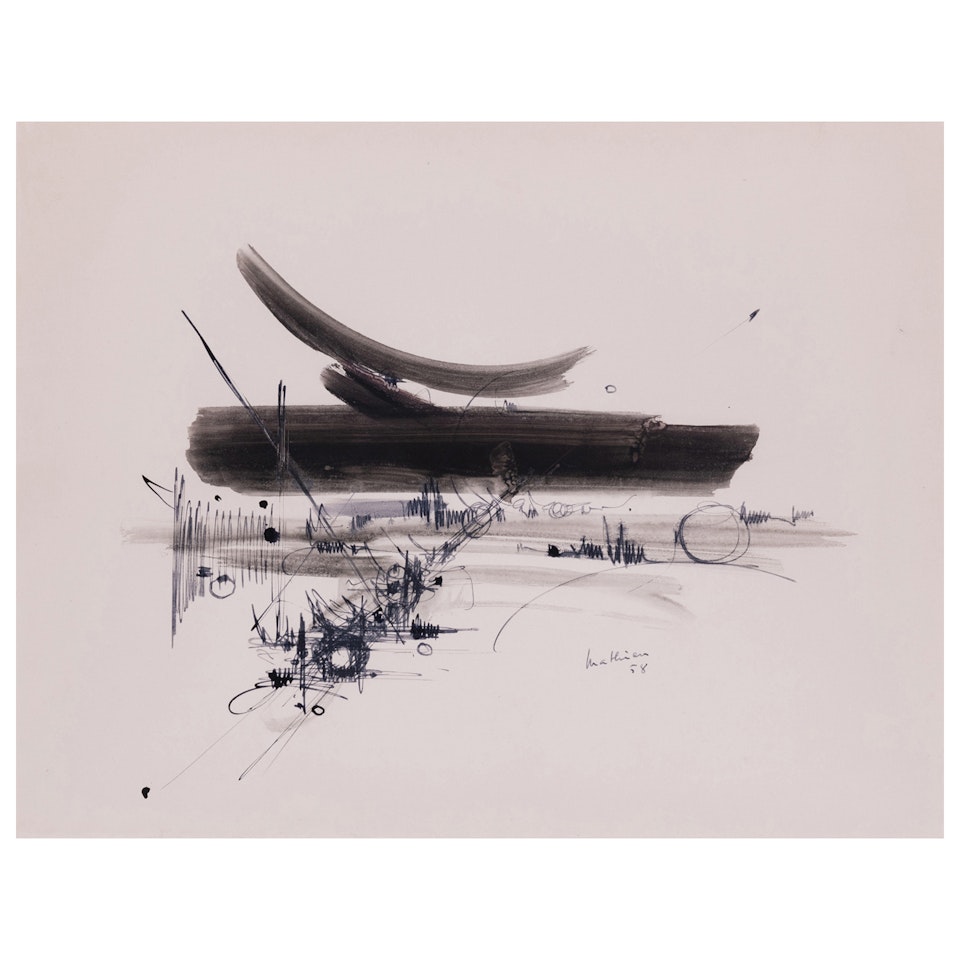 Composition by Georges Mathieu
