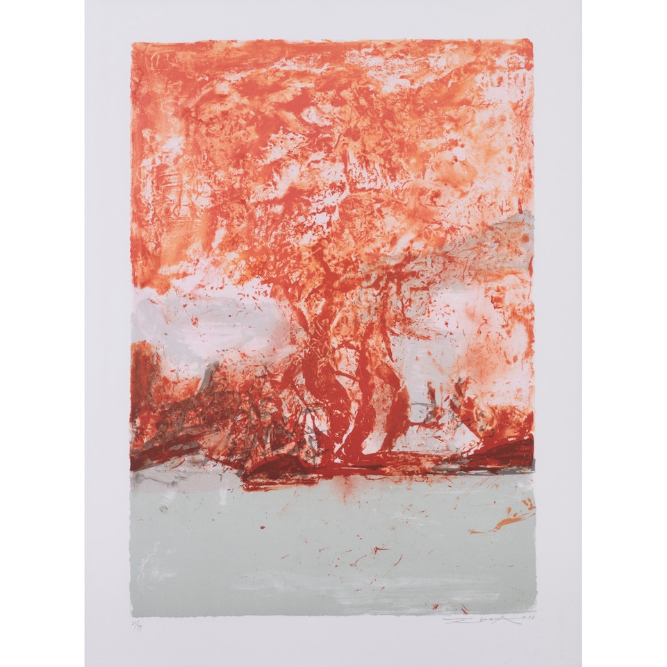 Untitled; (Agerup 391) by Zao Wou-Ki