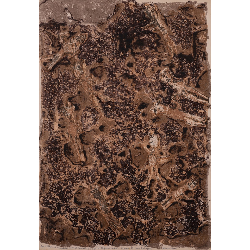 Land settlement by Jean Dubuffet