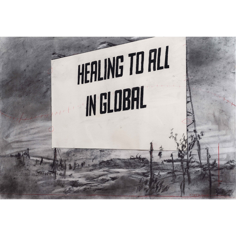 Drawing from Other Faces
(Healing To All in Global) by William Kentridge